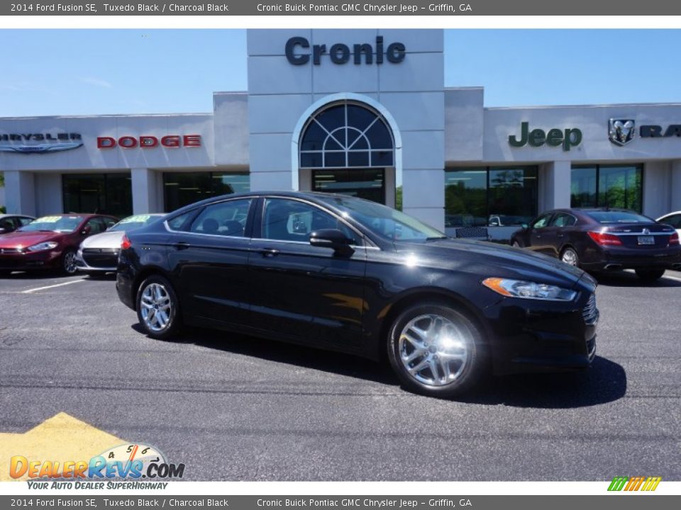2014 Ford Fusion SE Tuxedo Black / Charcoal Black Photo #1