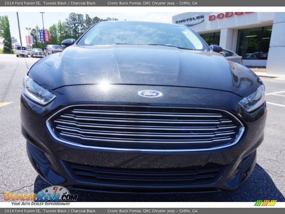 2014 Ford Fusion SE Tuxedo Black / Charcoal Black Photo #2