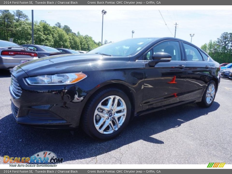 2014 Ford Fusion SE Tuxedo Black / Charcoal Black Photo #3