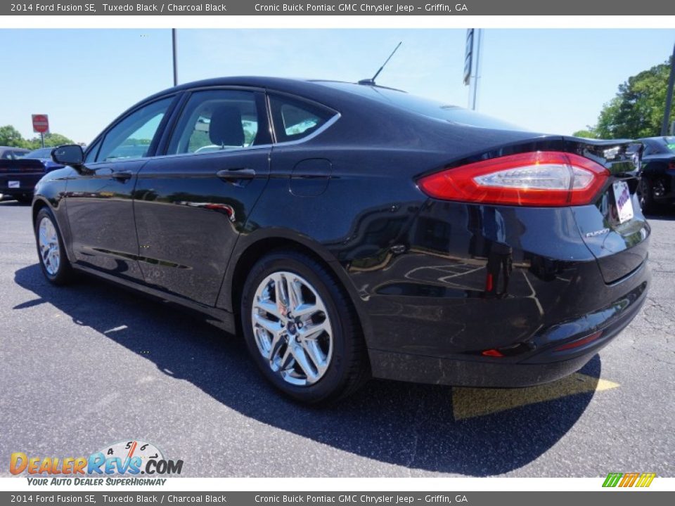 2014 Ford Fusion SE Tuxedo Black / Charcoal Black Photo #5