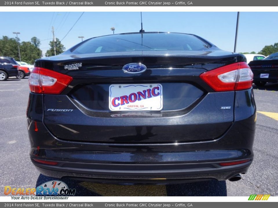 2014 Ford Fusion SE Tuxedo Black / Charcoal Black Photo #6
