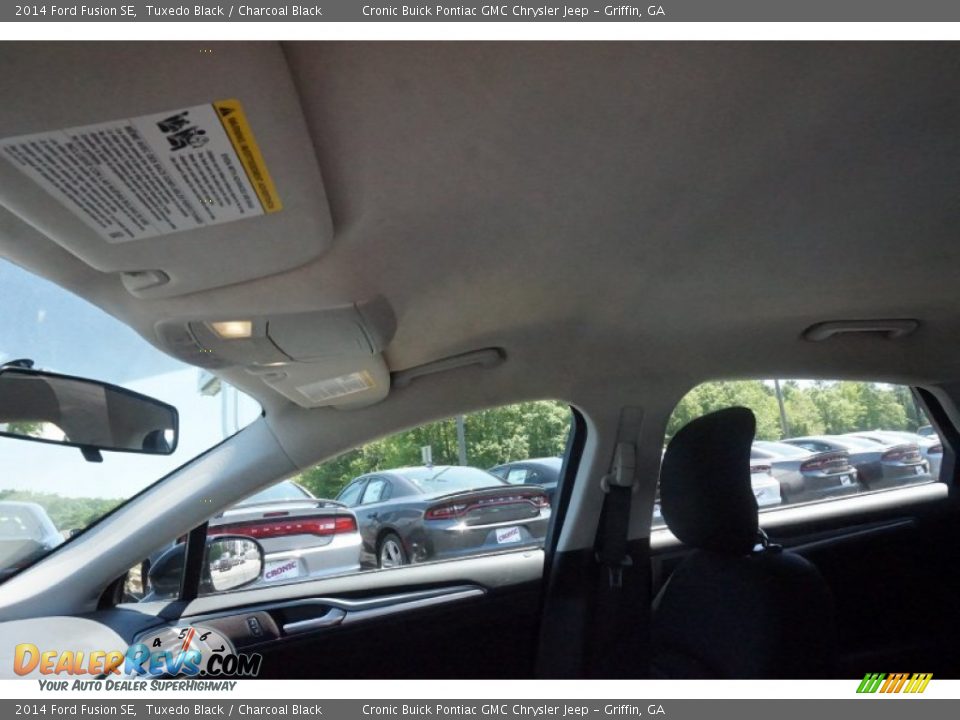 2014 Ford Fusion SE Tuxedo Black / Charcoal Black Photo #11
