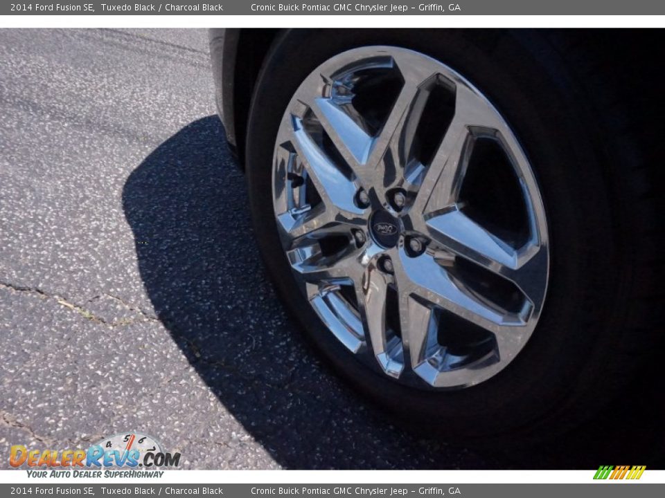 2014 Ford Fusion SE Tuxedo Black / Charcoal Black Photo #13