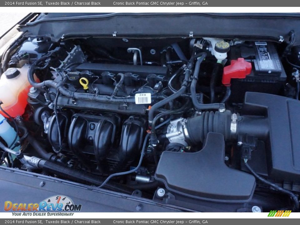 2014 Ford Fusion SE Tuxedo Black / Charcoal Black Photo #14