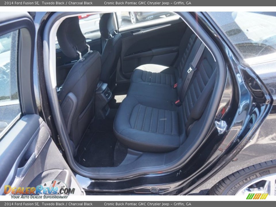 2014 Ford Fusion SE Tuxedo Black / Charcoal Black Photo #15