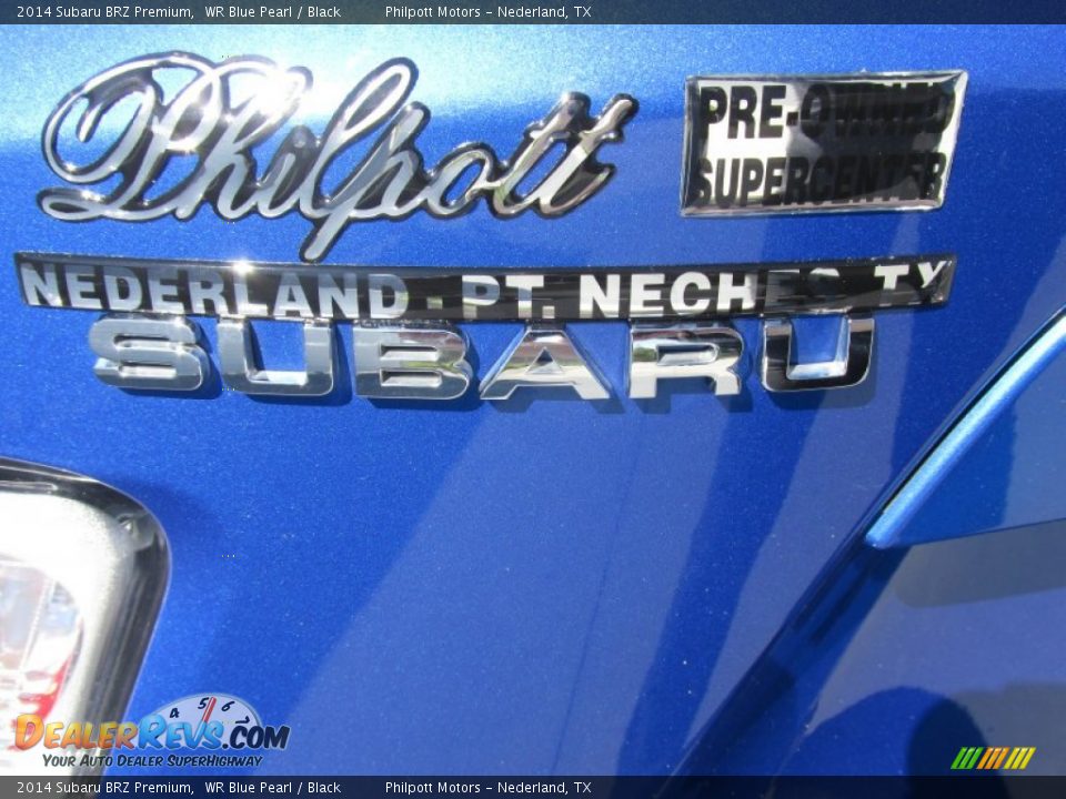 2014 Subaru BRZ Premium WR Blue Pearl / Black Photo #13