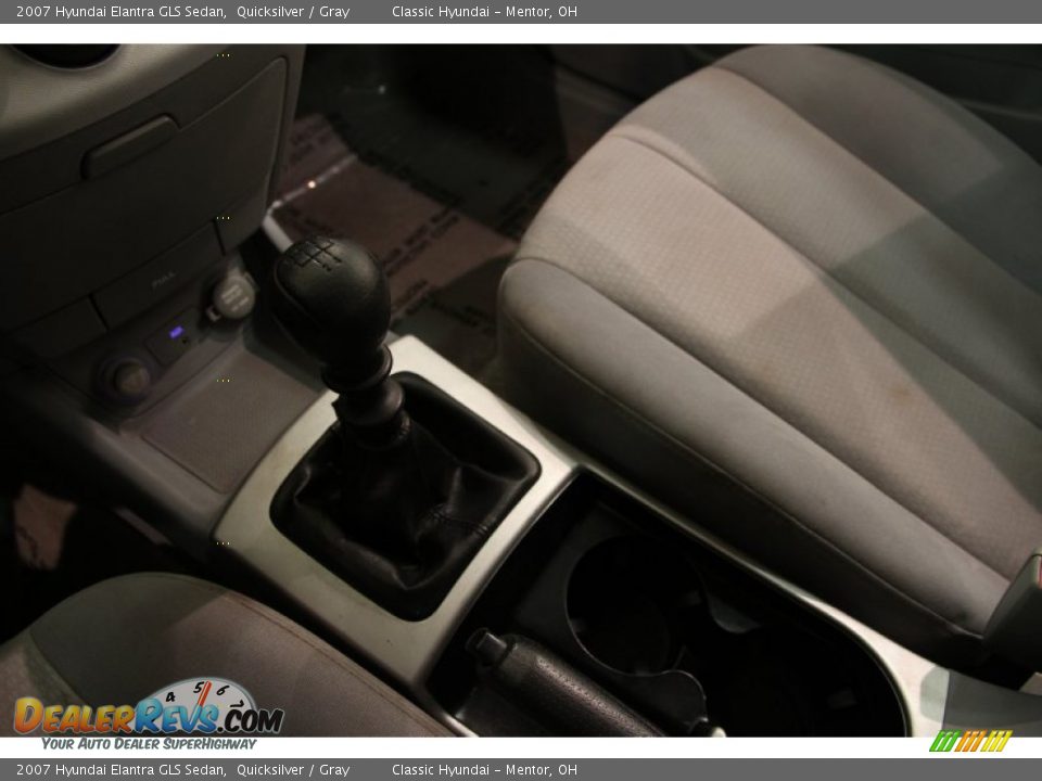 2007 Hyundai Elantra GLS Sedan Quicksilver / Gray Photo #9