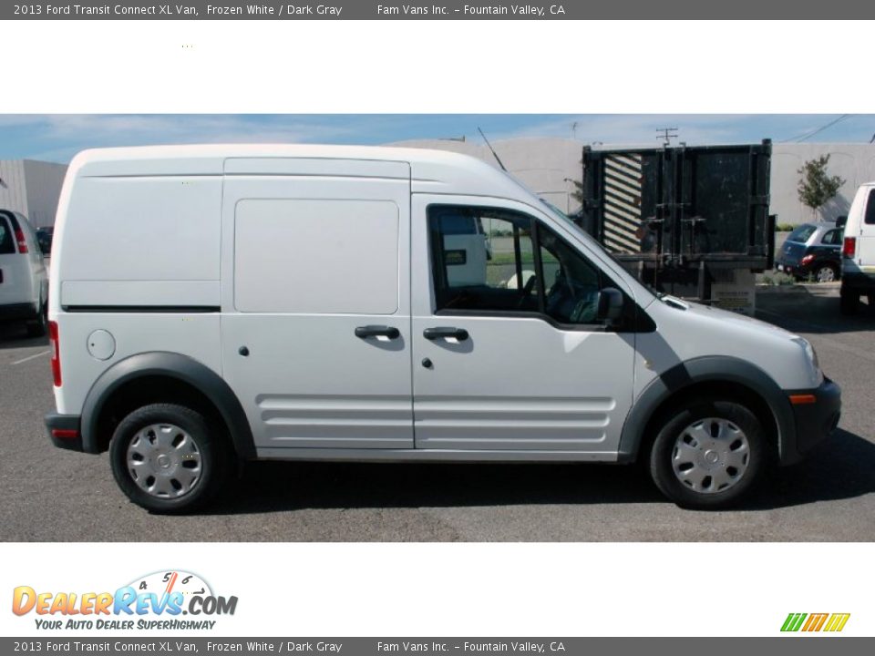 2013 Ford Transit Connect XL Van Frozen White / Dark Gray Photo #3