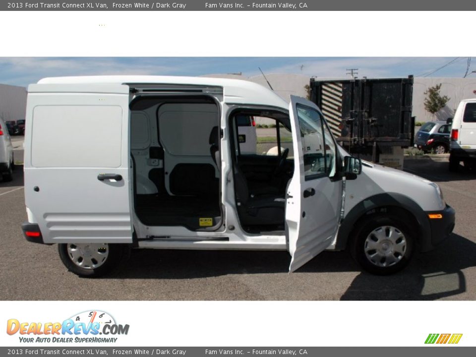 2013 Ford Transit Connect XL Van Frozen White / Dark Gray Photo #4