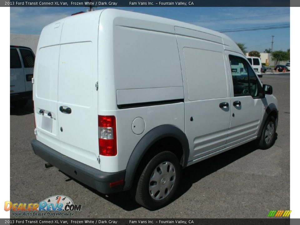 2013 Ford Transit Connect XL Van Frozen White / Dark Gray Photo #6