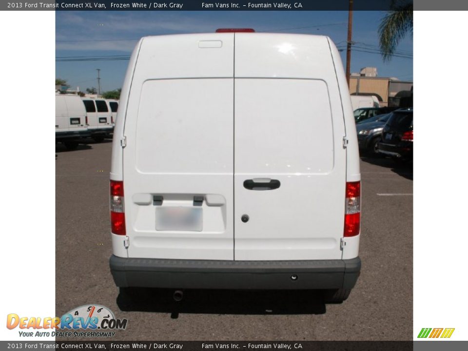 2013 Ford Transit Connect XL Van Frozen White / Dark Gray Photo #7