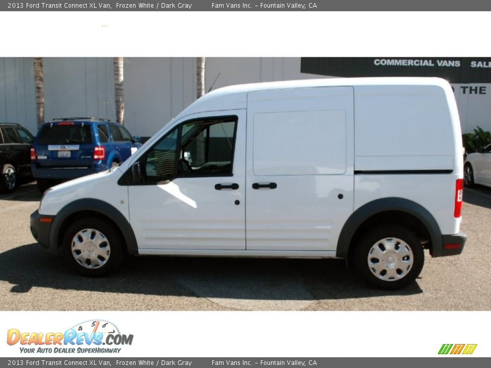 2013 Ford Transit Connect XL Van Frozen White / Dark Gray Photo #10
