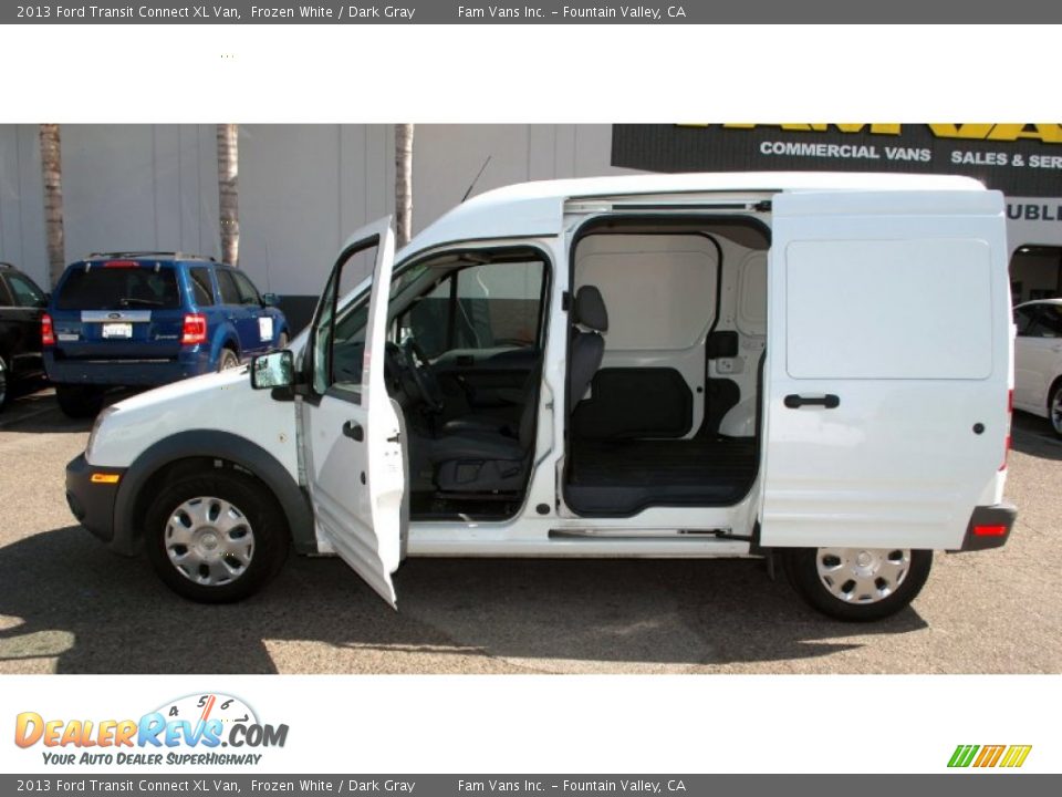 2013 Ford Transit Connect XL Van Frozen White / Dark Gray Photo #11