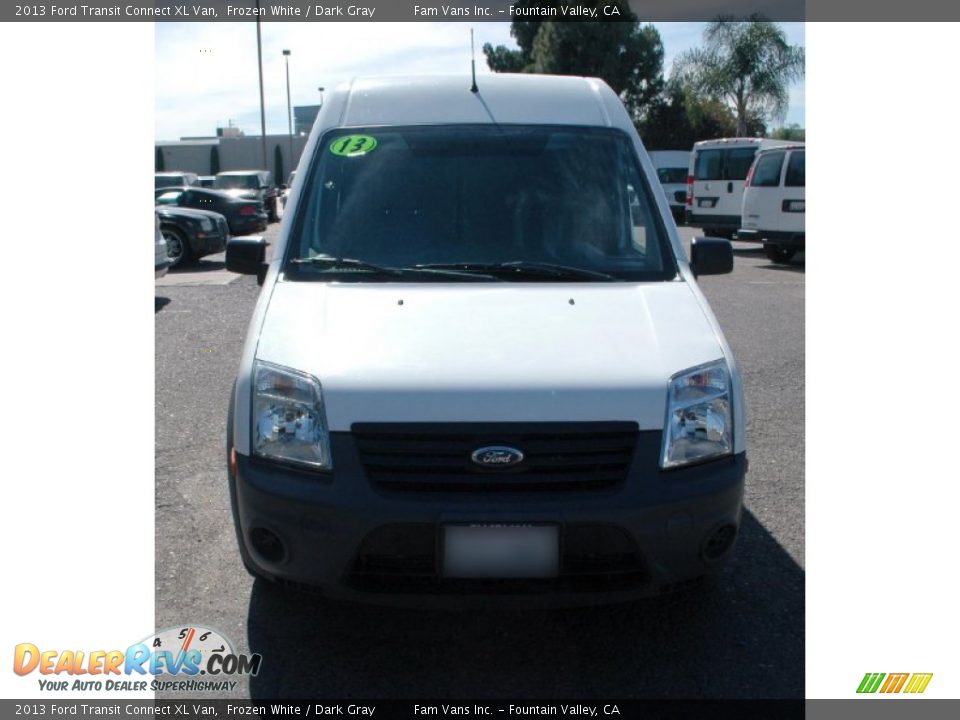 2013 Ford Transit Connect XL Van Frozen White / Dark Gray Photo #14