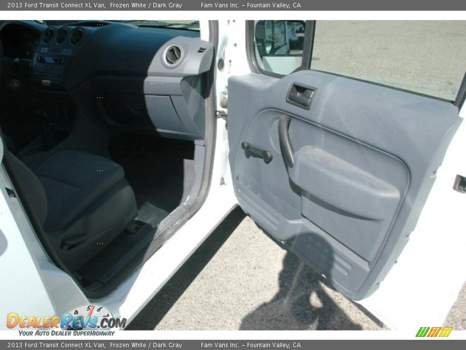 2013 Ford Transit Connect XL Van Frozen White / Dark Gray Photo #15