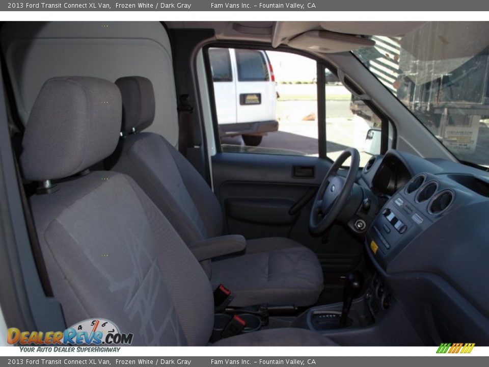 2013 Ford Transit Connect XL Van Frozen White / Dark Gray Photo #16