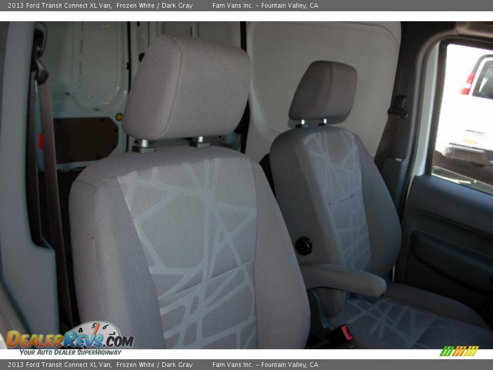2013 Ford Transit Connect XL Van Frozen White / Dark Gray Photo #17