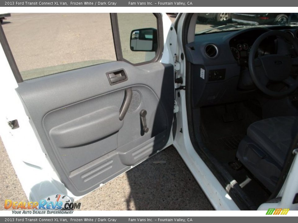 2013 Ford Transit Connect XL Van Frozen White / Dark Gray Photo #18