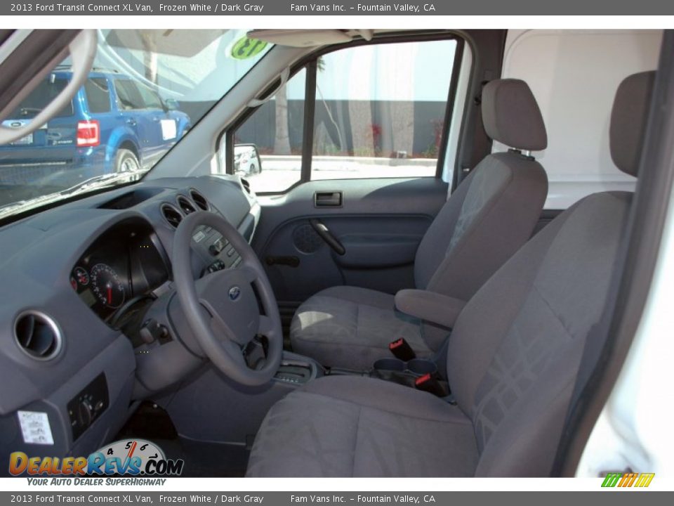 2013 Ford Transit Connect XL Van Frozen White / Dark Gray Photo #19