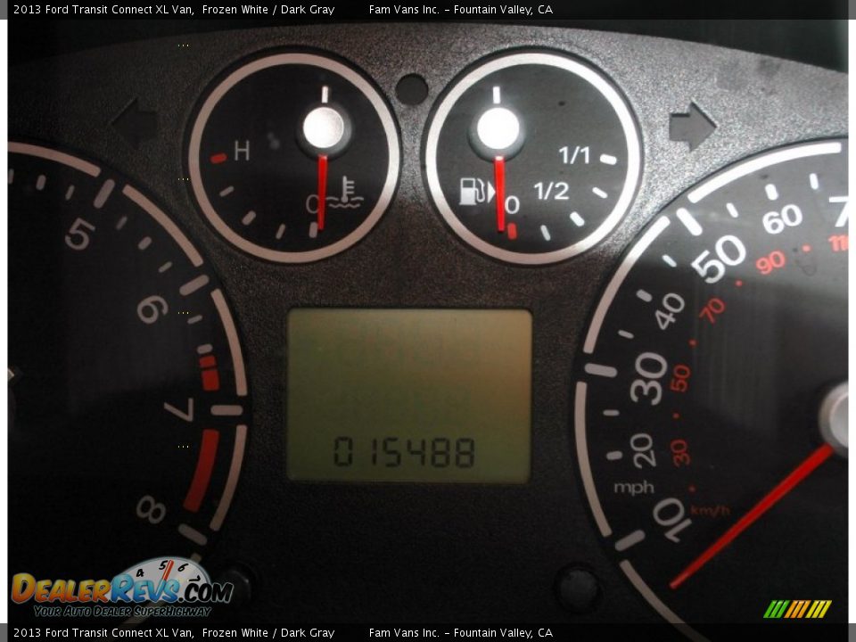 2013 Ford Transit Connect XL Van Frozen White / Dark Gray Photo #21