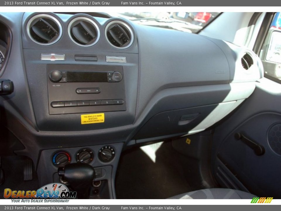2013 Ford Transit Connect XL Van Frozen White / Dark Gray Photo #23