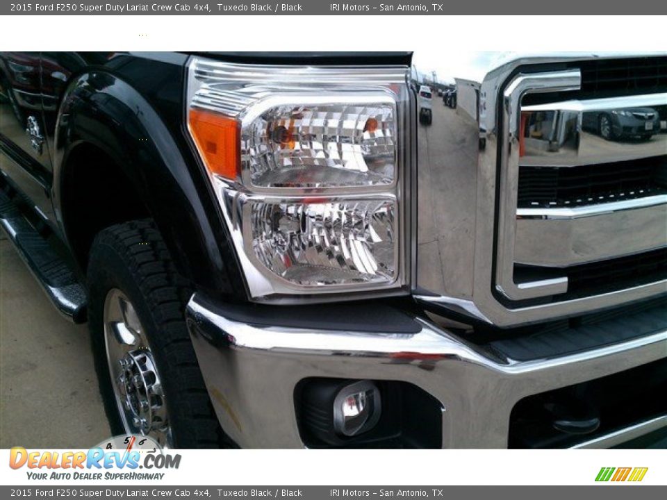 2015 Ford F250 Super Duty Lariat Crew Cab 4x4 Tuxedo Black / Black Photo #3