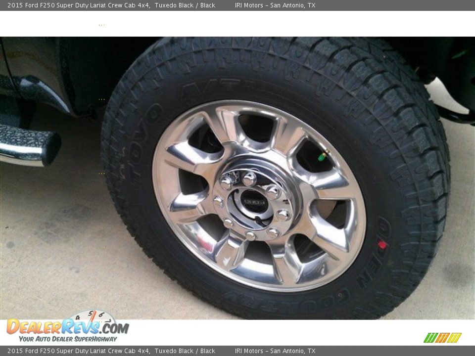 2015 Ford F250 Super Duty Lariat Crew Cab 4x4 Tuxedo Black / Black Photo #4