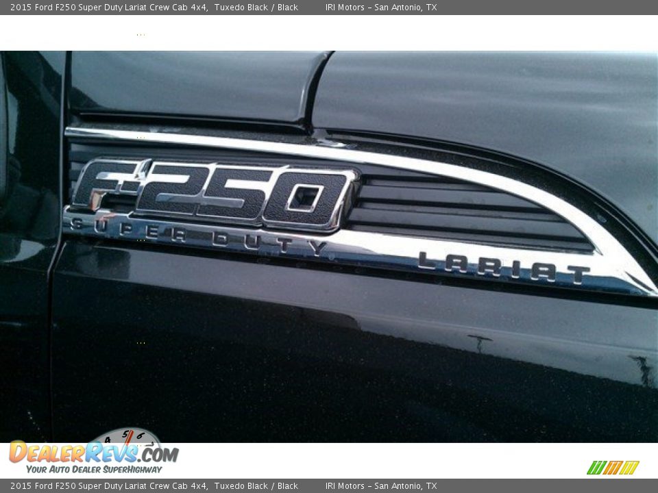 2015 Ford F250 Super Duty Lariat Crew Cab 4x4 Tuxedo Black / Black Photo #5