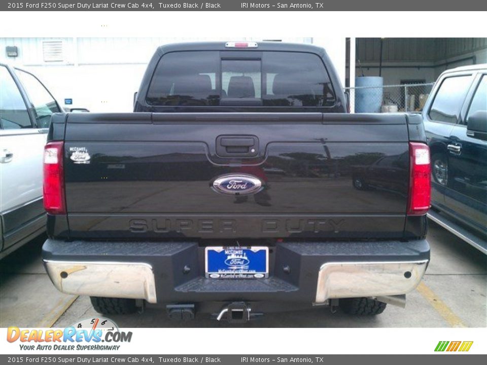 2015 Ford F250 Super Duty Lariat Crew Cab 4x4 Tuxedo Black / Black Photo #14