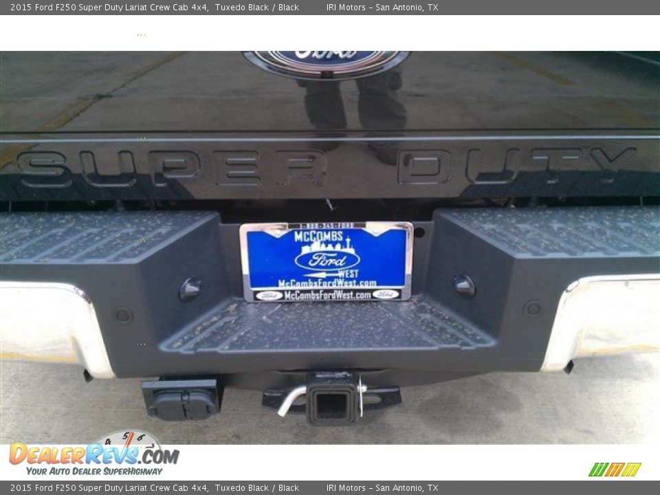 2015 Ford F250 Super Duty Lariat Crew Cab 4x4 Tuxedo Black / Black Photo #15