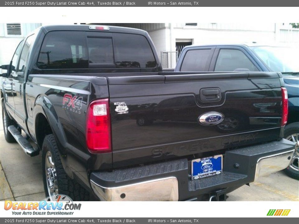 2015 Ford F250 Super Duty Lariat Crew Cab 4x4 Tuxedo Black / Black Photo #16