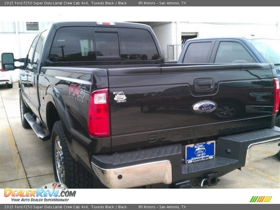 2015 Ford F250 Super Duty Lariat Crew Cab 4x4 Tuxedo Black / Black Photo #17