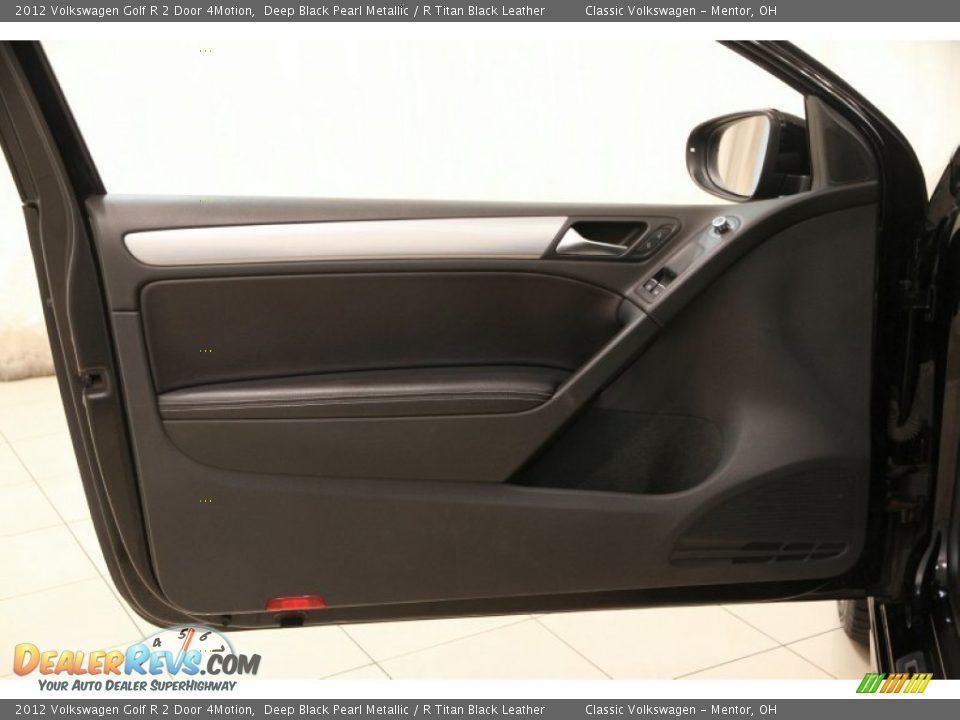 2012 Volkswagen Golf R 2 Door 4Motion Deep Black Pearl Metallic / R Titan Black Leather Photo #4