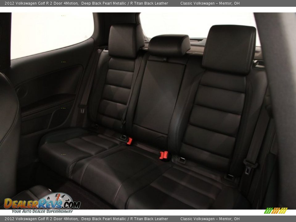 2012 Volkswagen Golf R 2 Door 4Motion Deep Black Pearl Metallic / R Titan Black Leather Photo #13