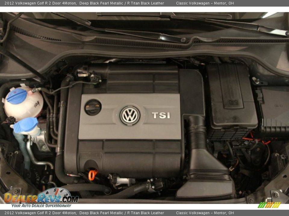 2012 Volkswagen Golf R 2 Door 4Motion Deep Black Pearl Metallic / R Titan Black Leather Photo #15