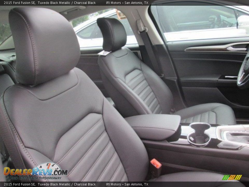 2015 Ford Fusion SE Tuxedo Black Metallic / Charcoal Black Photo #9
