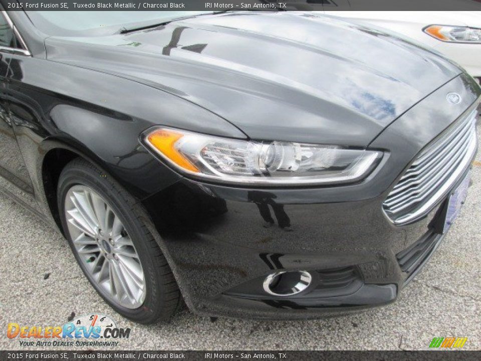 2015 Ford Fusion SE Tuxedo Black Metallic / Charcoal Black Photo #13