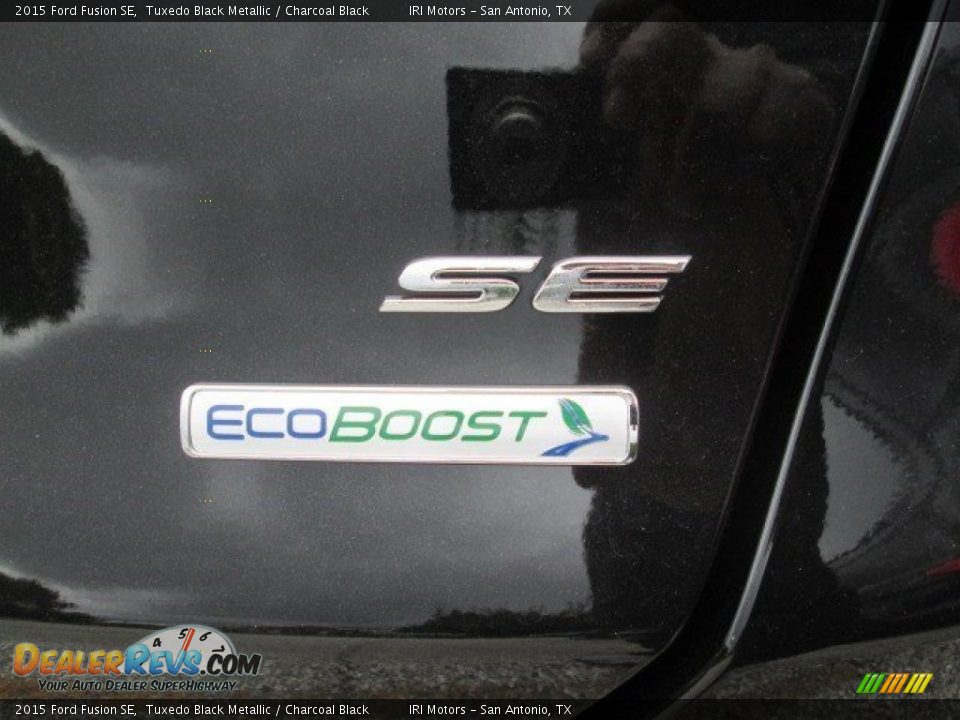 2015 Ford Fusion SE Tuxedo Black Metallic / Charcoal Black Photo #18
