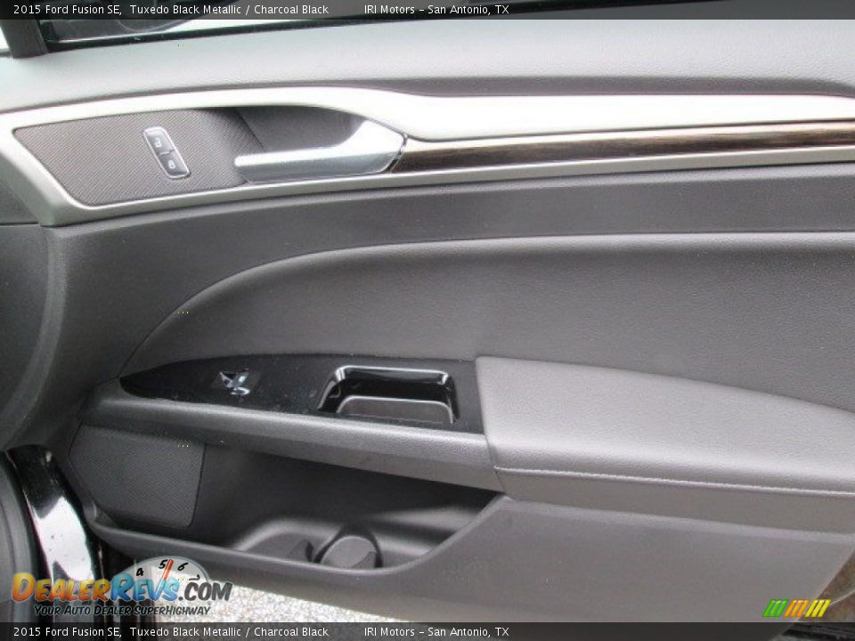 2015 Ford Fusion SE Tuxedo Black Metallic / Charcoal Black Photo #20