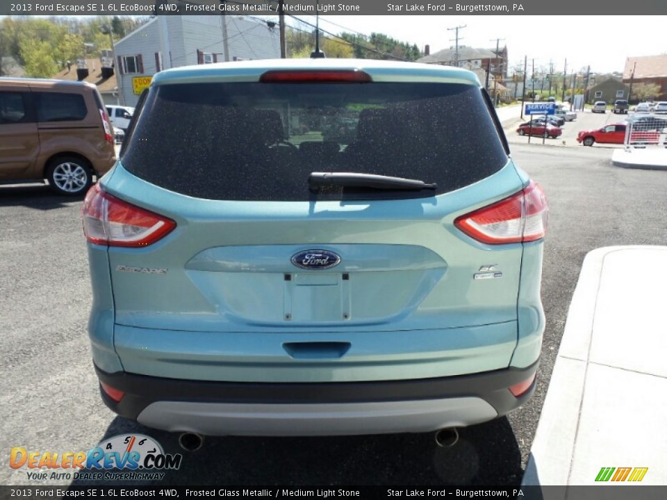 2013 Ford Escape SE 1.6L EcoBoost 4WD Frosted Glass Metallic / Medium Light Stone Photo #4
