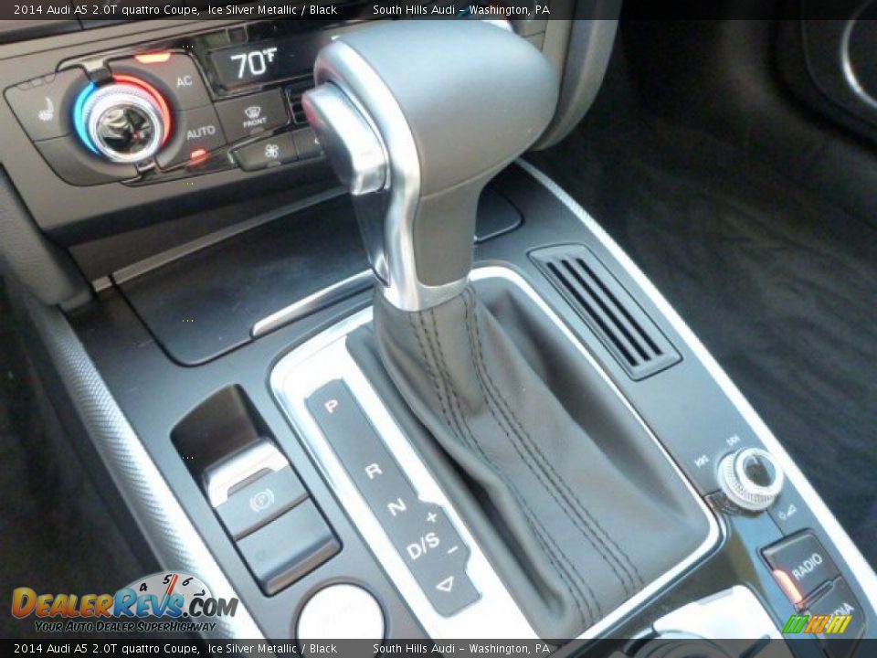 2014 Audi A5 2.0T quattro Coupe Ice Silver Metallic / Black Photo #17