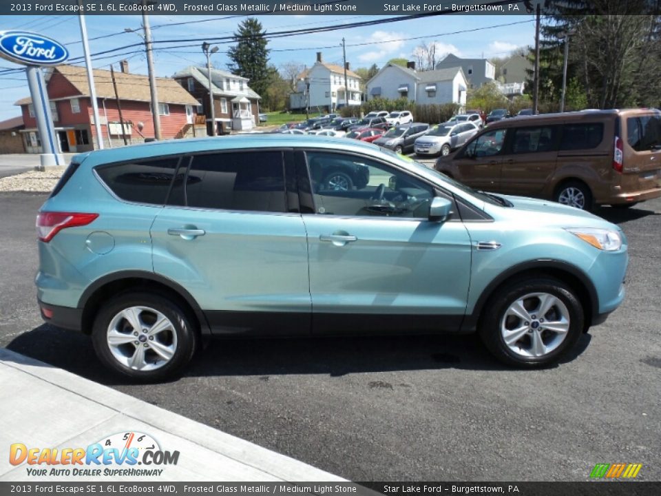 2013 Ford Escape SE 1.6L EcoBoost 4WD Frosted Glass Metallic / Medium Light Stone Photo #7