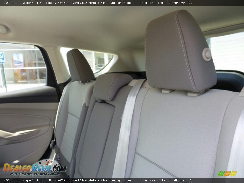 2013 Ford Escape SE 1.6L EcoBoost 4WD Frosted Glass Metallic / Medium Light Stone Photo #12