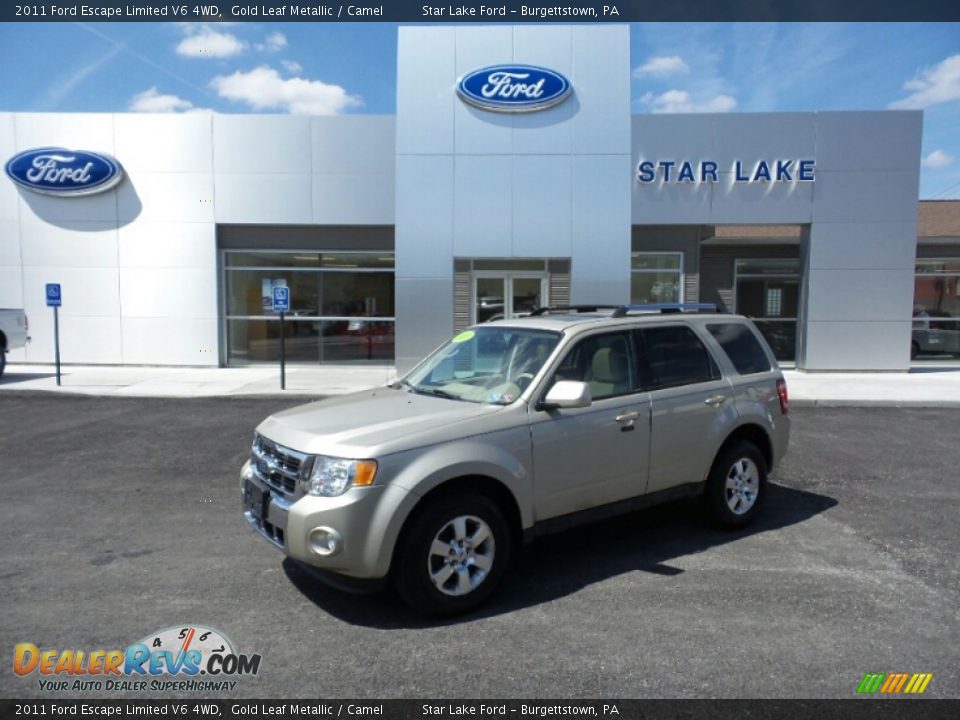 2011 Ford Escape Limited V6 4WD Gold Leaf Metallic / Camel Photo #1