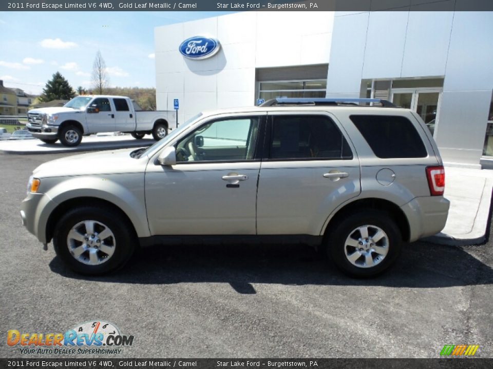 2011 Ford Escape Limited V6 4WD Gold Leaf Metallic / Camel Photo #2
