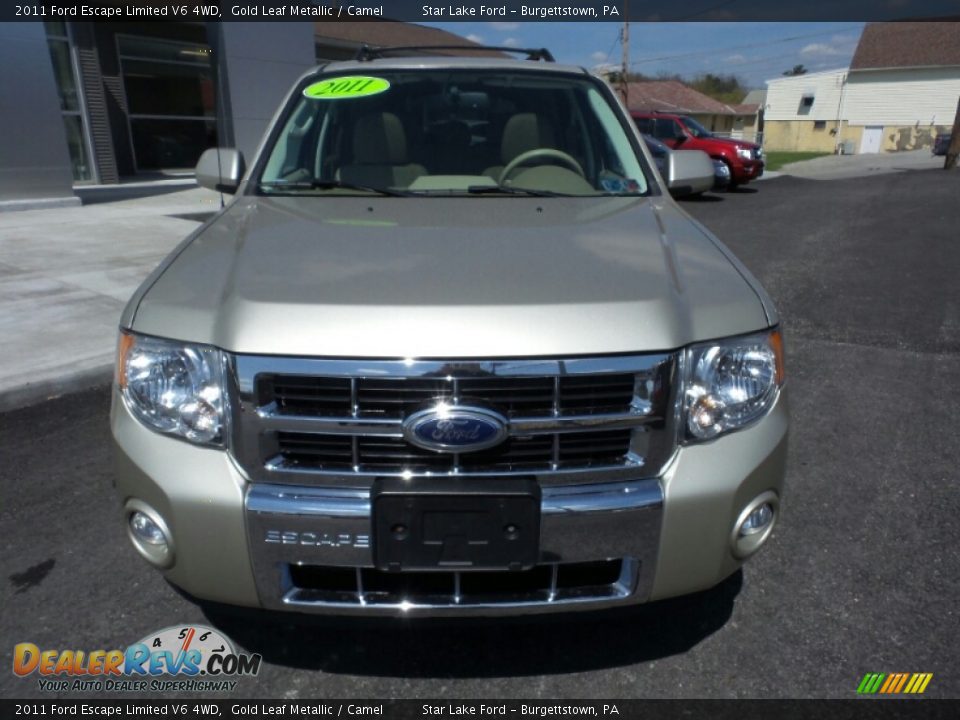 2011 Ford Escape Limited V6 4WD Gold Leaf Metallic / Camel Photo #10