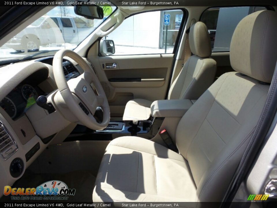 2011 Ford Escape Limited V6 4WD Gold Leaf Metallic / Camel Photo #11