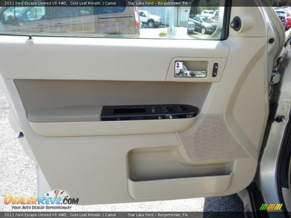 2011 Ford Escape Limited V6 4WD Gold Leaf Metallic / Camel Photo #14