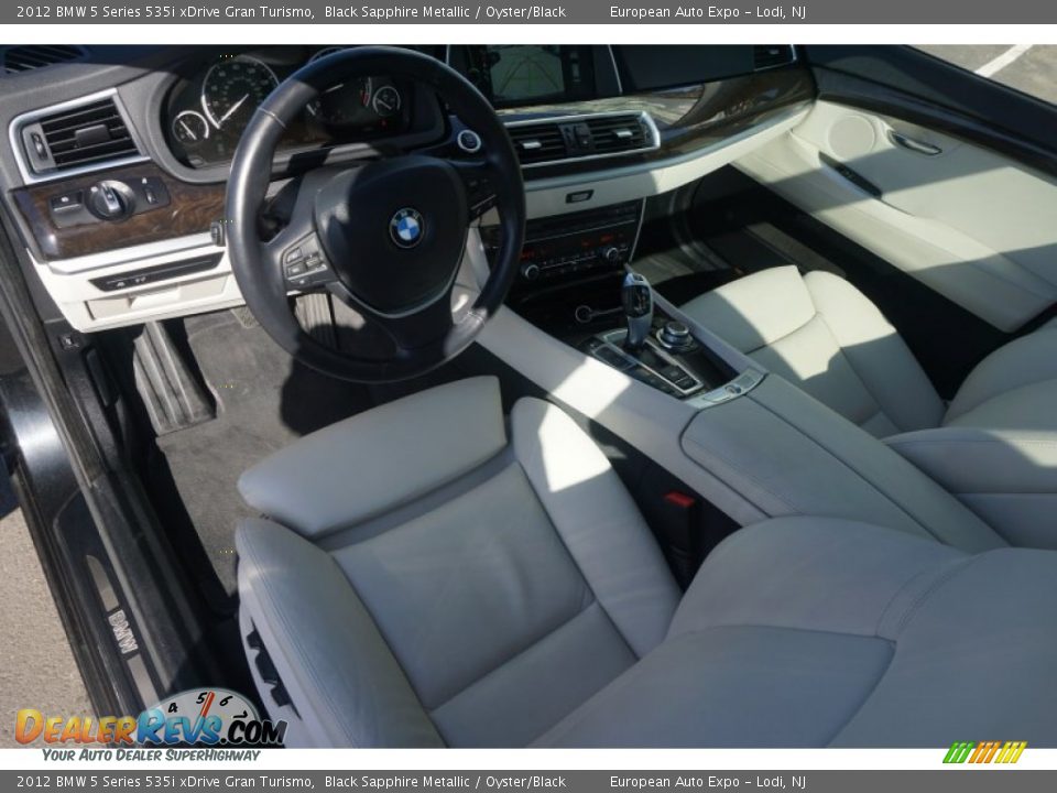2012 BMW 5 Series 535i xDrive Gran Turismo Black Sapphire Metallic / Oyster/Black Photo #5