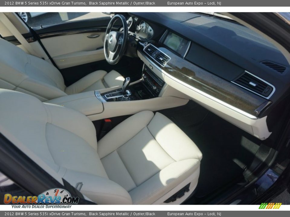 2012 BMW 5 Series 535i xDrive Gran Turismo Black Sapphire Metallic / Oyster/Black Photo #7